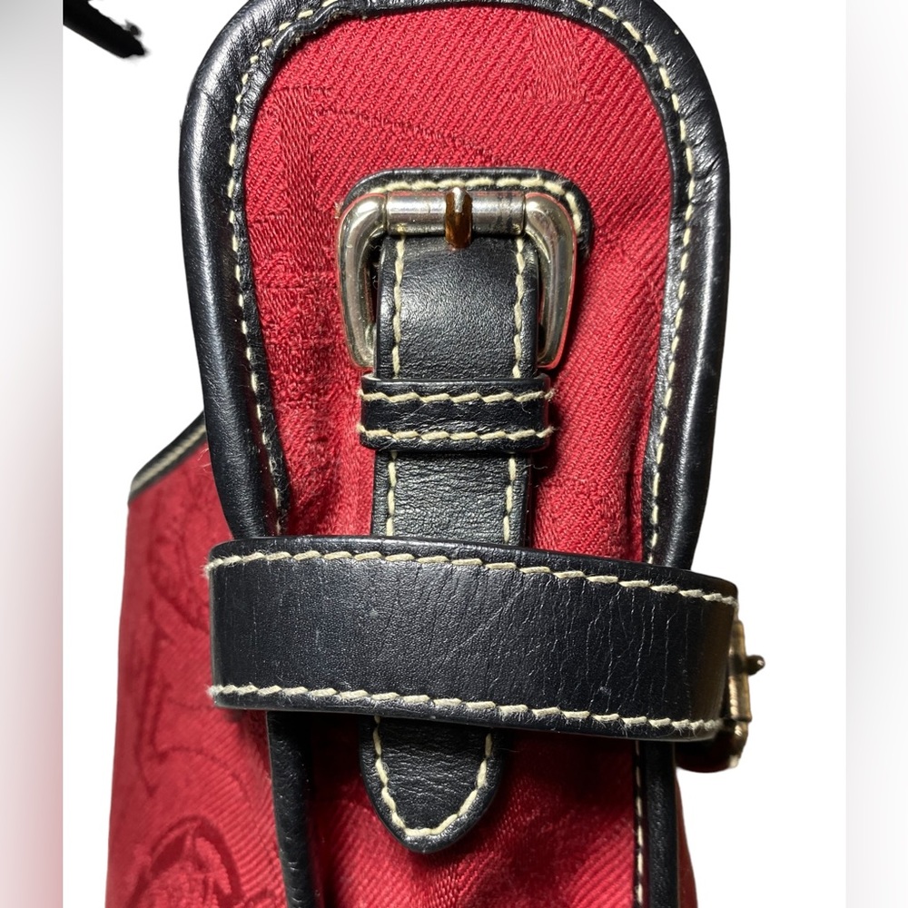 Ralph Lauren RED EQUESTRIAN Signature Canvas LOGO Shoulder Bag‎ HORSEBIT Horse - Picture 7 of 12